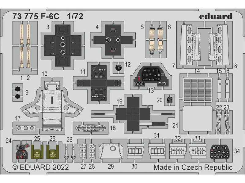 F-6C 1/72 - ARMA HOBBY - zdjęcie 1