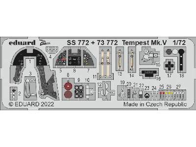 Tempest Mk. V 1/72 - AIRFIX - zdjęcie 1