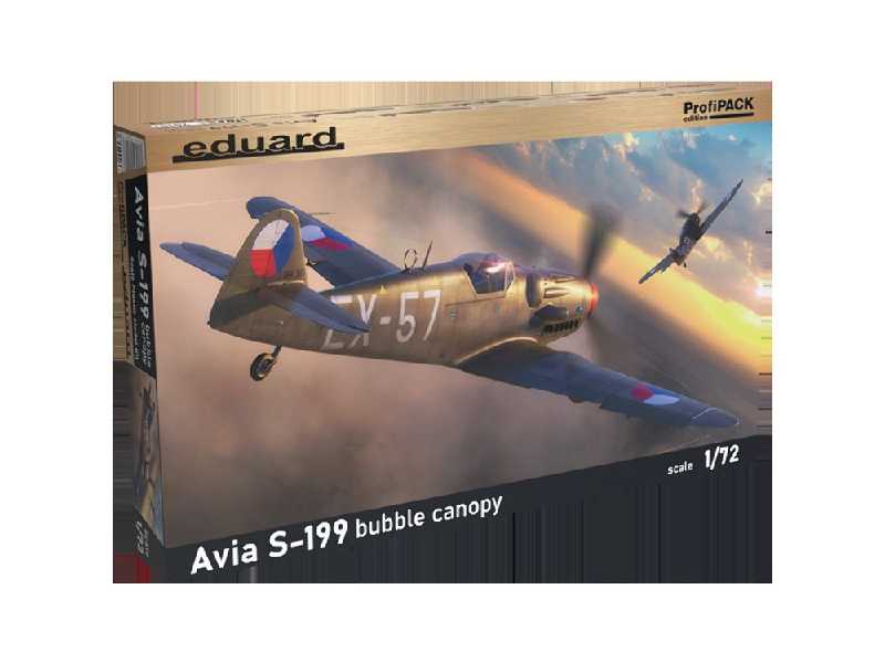 Avia S-199 bubble canopy 1/72 - zdjęcie 1 Avia S-199 bubble canopy 1/72 - zdjęcie 1