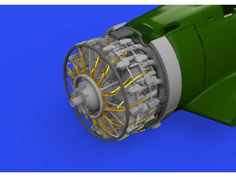 A6M2 engine complete PRINT 1/48 - EDUARD - zdjęcie 1