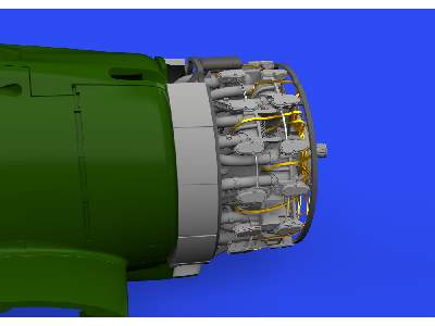 A6M2 engine complete PRINT 1/48 - EDUARD - zdjęcie 10