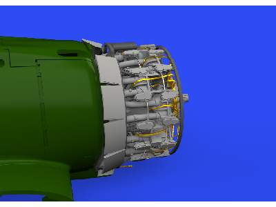 A6M2 engine complete PRINT 1/48 - EDUARD - zdjęcie 14