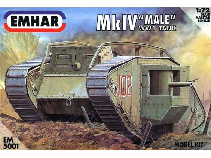 Czołg Mk IV Male - I Wojna Światowa - zdjęcie 1 Czołg Mk IV Male - I Wojna Światowa - zdjęcie 1