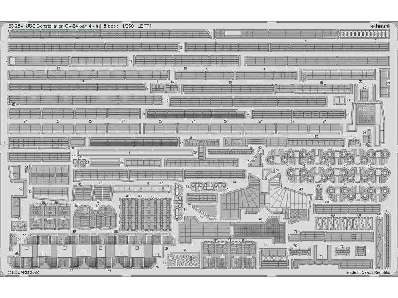 USS Constellation CV-64 part 4 - hull & deck 1/350 - zdjęcie 1