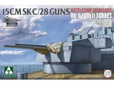15 cm SK C/28 Guns Bismarck Bb II/Stb II Turret - zdjęcie 1