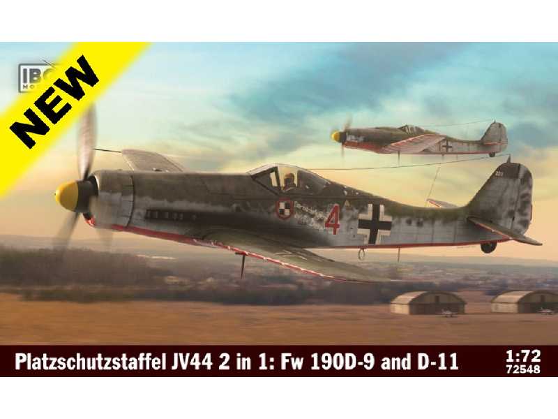 Platzschutzstaffel JV44 2 in 1: Fw 190D-9 and D-11 - zdjęcie 1 Platzschutzstaffel JV44 2 in 1: Fw 190D-9 and D-11 - zdjęcie 1