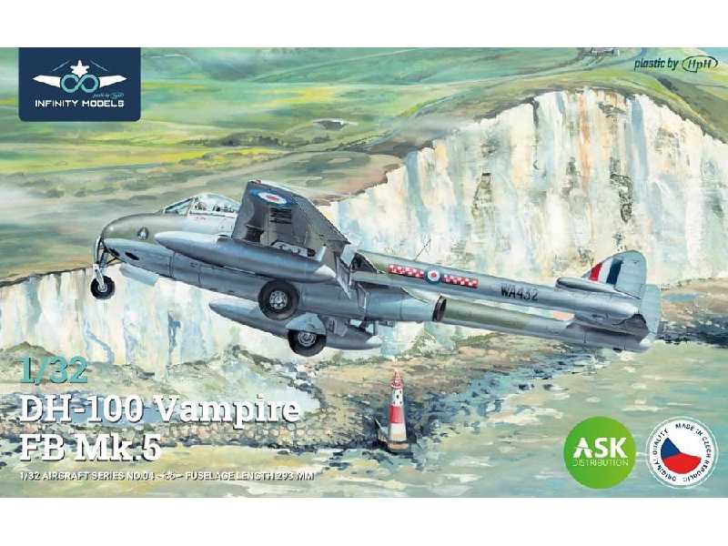 De Havilland DH-100 Vampire FB Mk.5 - zdjęcie 1 De Havilland DH-100 Vampire FB Mk.5 - zdjęcie 1