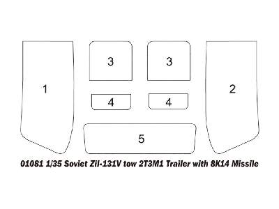 Soviet Zil-131v Tow 2t3m1 Trailer With 8k14 Missile - zdjęcie 4