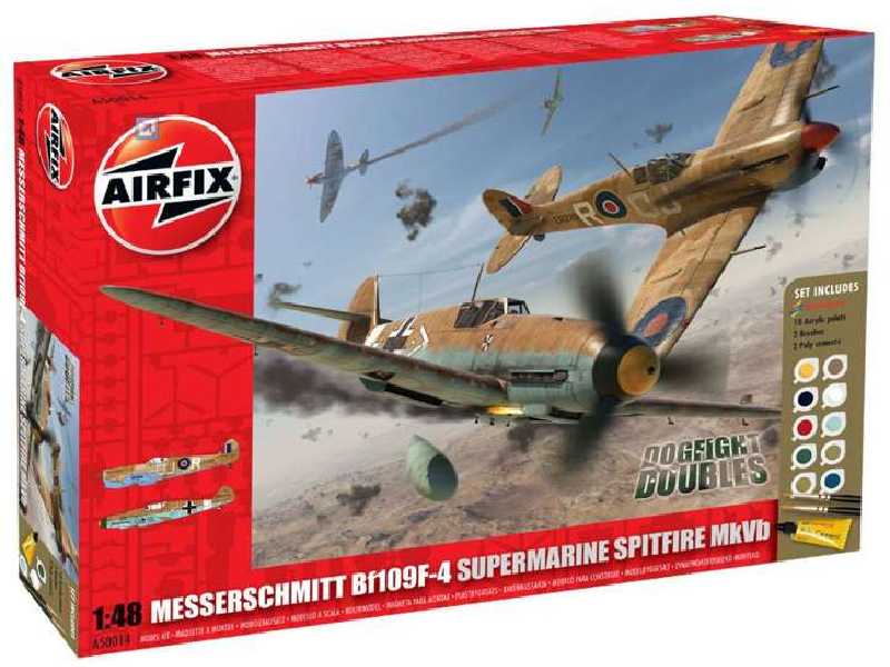 Zestaw Dogfight Double - Spitfire MkVB/Messerschmitt Bf109F - zdjęcie 1 Zestaw Dogfight Double - Spitfire MkVB/Messerschmitt Bf109F - zdjęcie 1