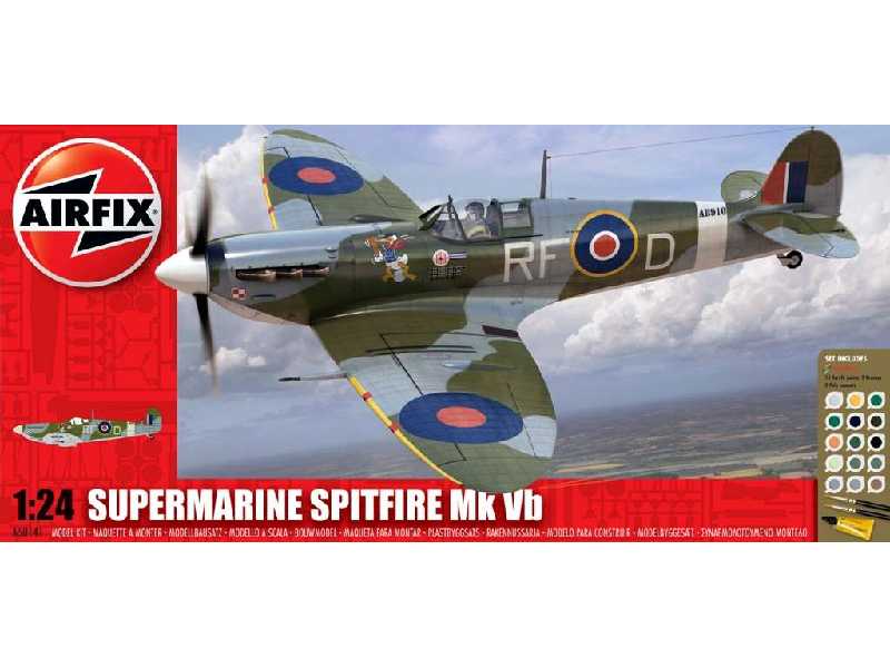 Supermarine Spitfire Mk Vb - Zestaw podarunkowy - zdjęcie 1 Supermarine Spitfire Mk Vb - Zestaw podarunkowy - zdjęcie 1