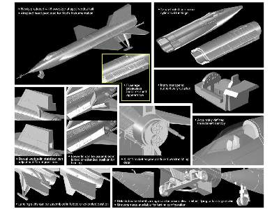 North American X-15 samolot rakietowy - 2 szt. - zdjęcie 2