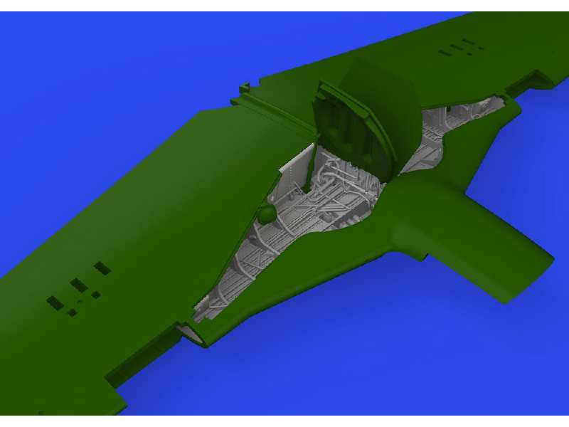P-51D wheel bay PRINT 1/48 - EDUARD - zdjęcie 1 P-51D wheel bay PRINT 1/48 - EDUARD - zdjęcie 1