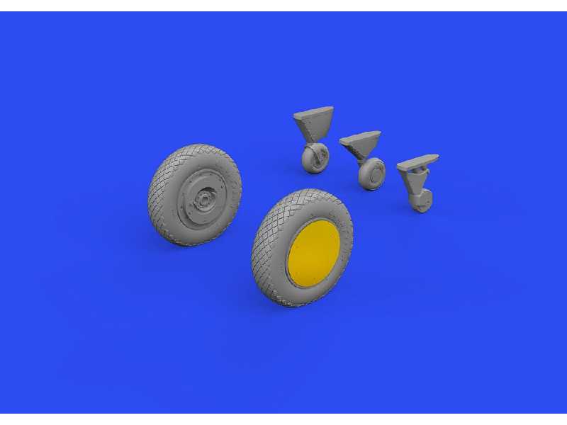 F4F-3 wheels late 1/48 - EDUARD - zdjęcie 1 F4F-3 wheels late 1/48 - EDUARD - zdjęcie 1