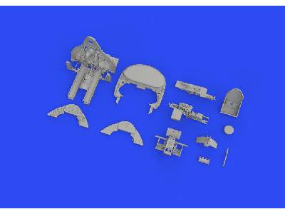 F4F-3 cockpit w/  reflector gun sight PRINT 1/48 - EDUARD - zdjęcie 9