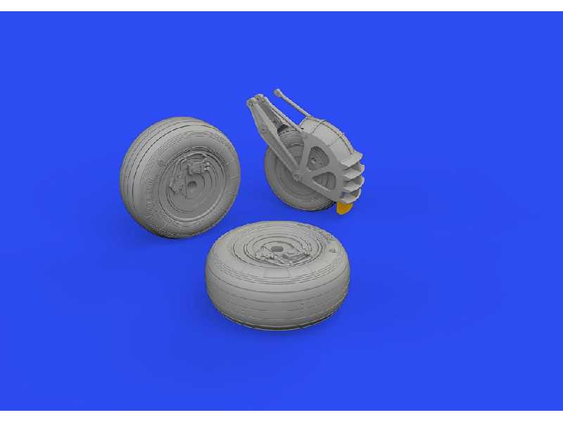 Su-25 wheels 1/48 - ZVEZDA - zdjęcie 1 Su-25 wheels 1/48 - ZVEZDA - zdjęcie 1