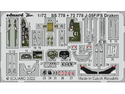 J-35F/ FS Draken 1/72 - HOBBY 2000 - zdjęcie 1