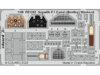 Camel (Bentley) Weekend 1/48 - Eduard - zdjęcie 1