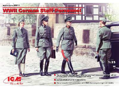 Figurki WWII German Staff Personnel - zdjęcie 2