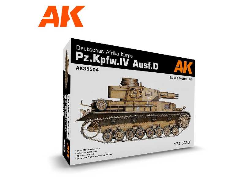 Pz.Kpfw.Iv Ausf.D Deutsches Afrika Korps - zdjęcie 1 Pz.Kpfw.Iv Ausf.D Deutsches Afrika Korps - zdjęcie 1