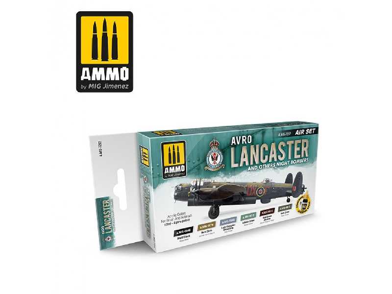 A.Mig 7252 Avro Lancaster And Others Night Bombers Air Set - zdjęcie 1 A.Mig 7252 Avro Lancaster And Others Night Bombers Air Set - zdjęcie 1