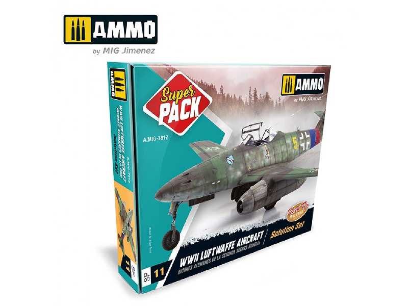A.Mig 7812 Superpack Wwii Luftwaffe Aircraft - zdjęcie 1 A.Mig 7812 Superpack Wwii Luftwaffe Aircraft - zdjęcie 1