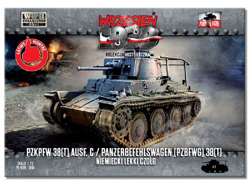 Niemiecki lekki czołg Pz.Kpfw 38(t) Ausf C - zdjęcie 1 Niemiecki lekki czołg Pz.Kpfw 38(t) Ausf C - zdjęcie 1