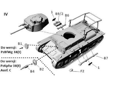 Niemiecki lekki czołg Pz.Kpfw 38(t) Ausf C - zdjęcie 5