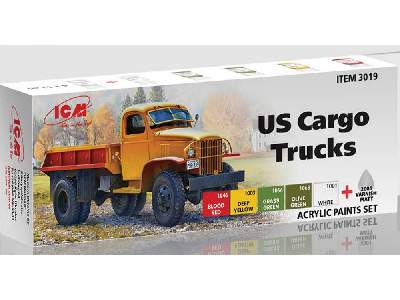 Acrylic Paint Set For Usa Cargo Trucks - zdjęcie 1