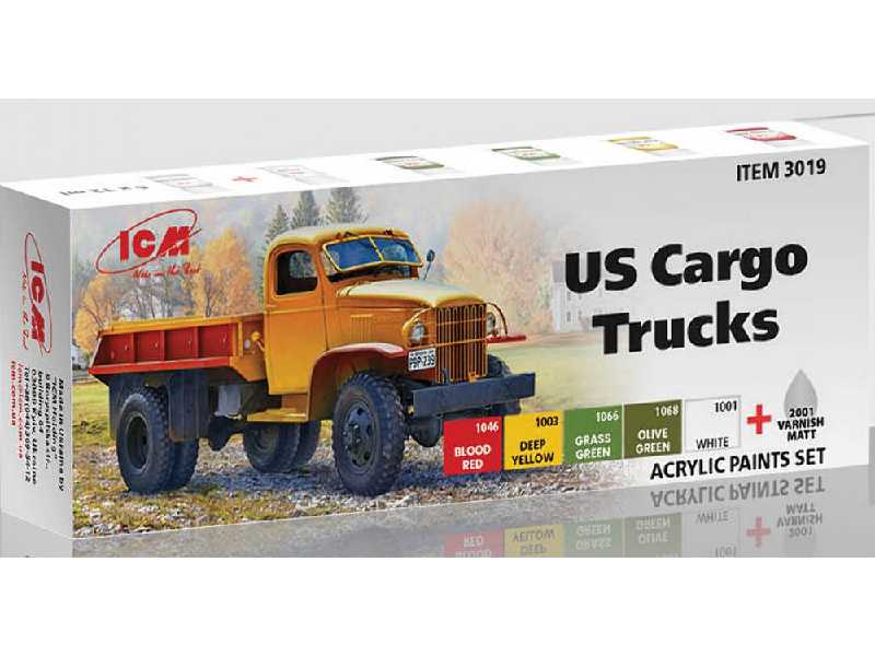 Acrylic Paint Set For Usa Cargo Trucks - zdjęcie 1