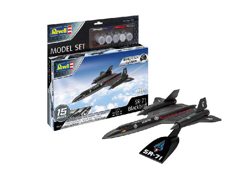 Lockheed SR-71 Blackbird - zestaw podarunkowy - zdjęcie 1 Lockheed SR-71 Blackbird - zestaw podarunkowy - zdjęcie 1