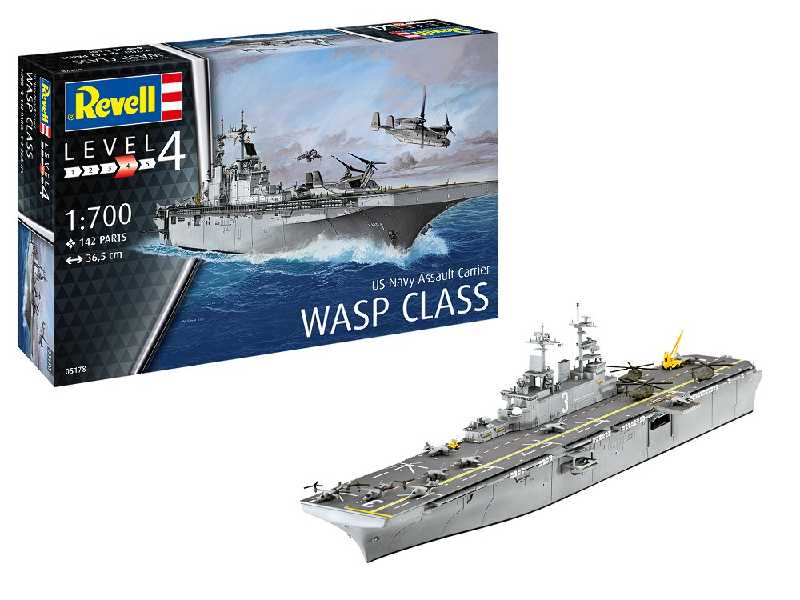 Assault Carrier USS WASP CLASS - zestaw podarunkowy - zdjęcie 1 Assault Carrier USS WASP CLASS - zestaw podarunkowy - zdjęcie 1