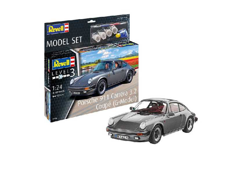 Porsche 911 Carrera 3.2 Coupé (G-Model) - zestaw podarunkowy - zdjęcie 1 Porsche 911 Carrera 3.2 Coupé (G-Model) - zestaw podarunkowy - zdjęcie 1