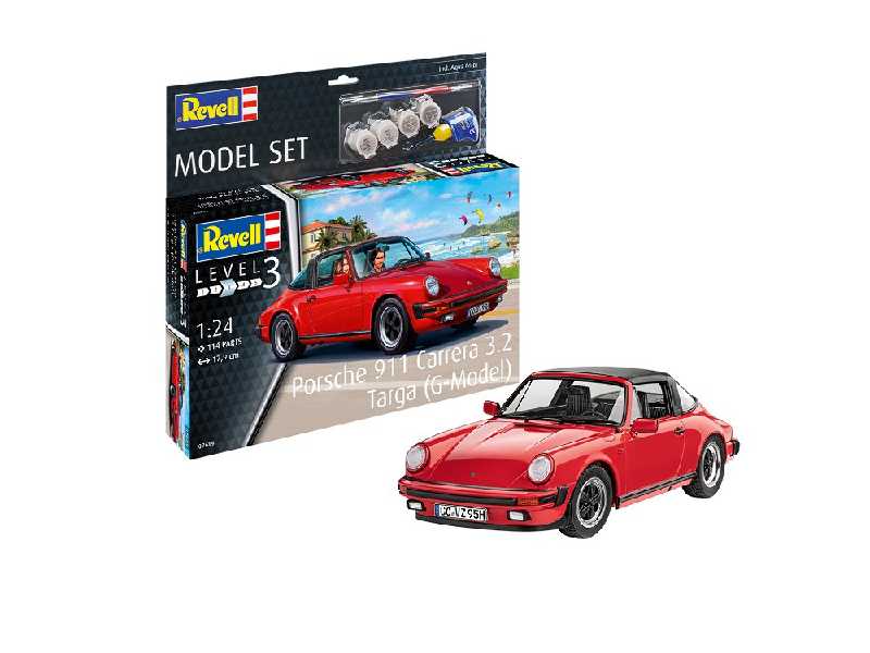 Porsche 911 Carrera 3.2 Targa (G-Model) - zestaw podarunkowy - zdjęcie 1 Porsche 911 Carrera 3.2 Targa (G-Model) - zestaw podarunkowy - zdjęcie 1