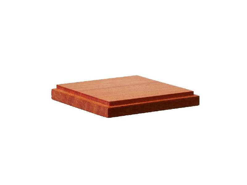 Wooden Base Square S 70x70x10mm - zdjęcie 1