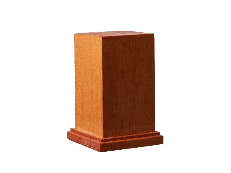 Wooden Base Square L 60x60x70mm - zdjęcie 1 Wooden Base Square L 60x60x70mm - zdjęcie 1