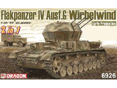 Flakpanzer IV Ausf.G Wirbelwind - wczesna produkcja - 2 w 1 - zdjęcie 1