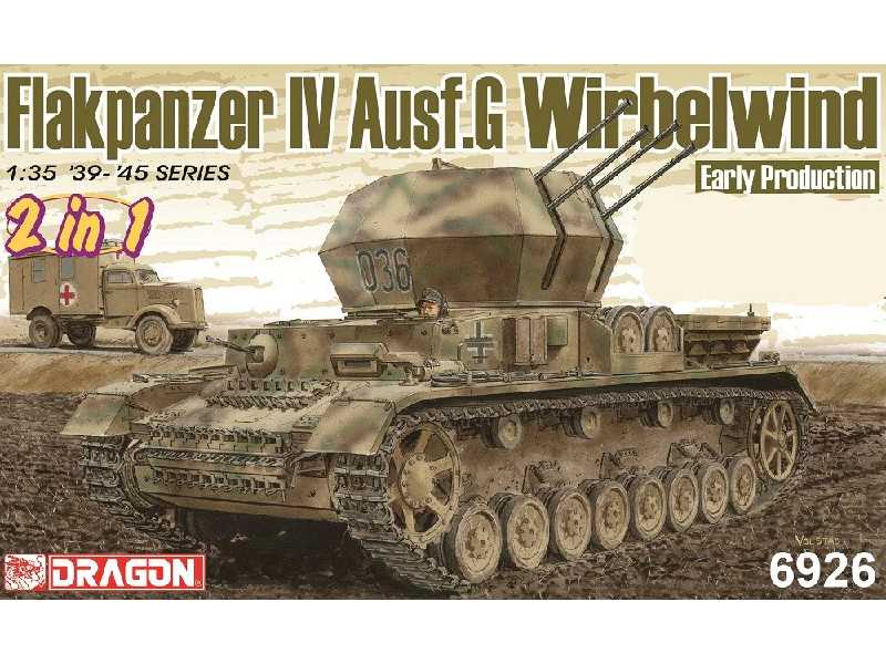 Flakpanzer IV Ausf.G Wirbelwind - wczesna produkcja - 2 w 1 - zdjęcie 1 Flakpanzer IV Ausf.G Wirbelwind - wczesna produkcja - 2 w 1 - zdjęcie 1