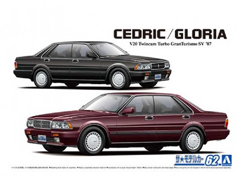 Mc#62 Nissan Y31 Cedric/ Gloria V20 Twincam Turbo Granturismo Sv '87 - zdjęcie 1 Mc#62 Nissan Y31 Cedric/ Gloria V20 Twincam Turbo Granturismo Sv '87 - zdjęcie 1