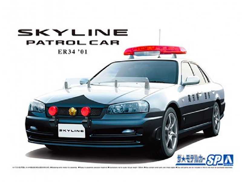 Mc#sp Nissan Er34 Skyline Patrol Car '01 - zdjęcie 1