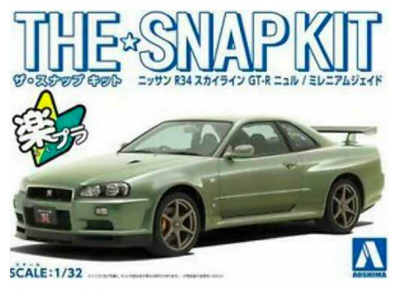 Snap Kit#11-d Nissan R34 Skyline Gt-r Nur Millenium Jade - zdjęcie 1 Snap Kit#11-d Nissan R34 Skyline Gt-r Nur Millenium Jade - zdjęcie 1