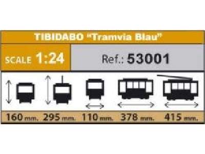 Tramwaj z Barcelony - Tibidabo Tramvia Blau - zdjęcie 2