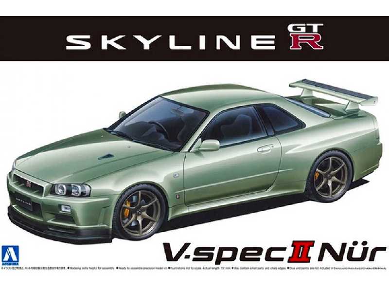Mc#134 Nissan Bnr34 Skyline Gt-r V-spec Ii Nur. '02 - zdjęcie 1 Mc#134 Nissan Bnr34 Skyline Gt-r V-spec Ii Nur. '02 - zdjęcie 1