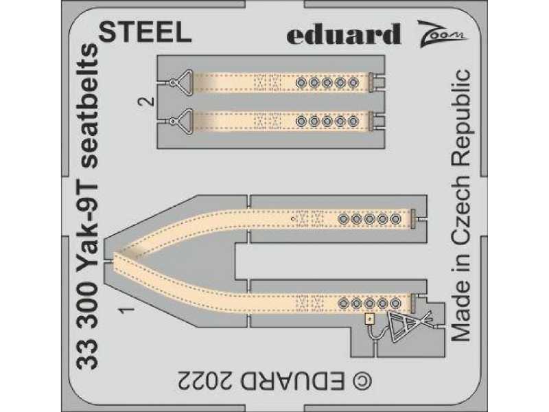 Yak-9T seatbelts STEEL 1/32 - ICM - zdjęcie 1 Yak-9T seatbelts STEEL 1/32 - ICM - zdjęcie 1