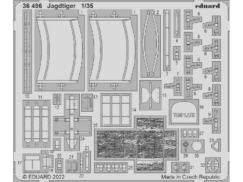 Jagdtiger 1/35 - HOBBY BOSS - zdjęcie 1