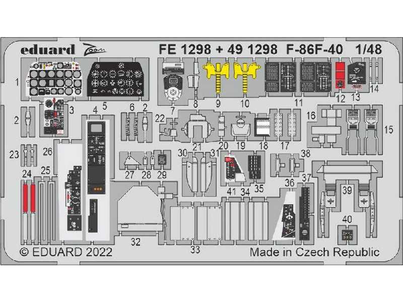 F-86F-40 1/48 - AIRFIX - zdjęcie 1