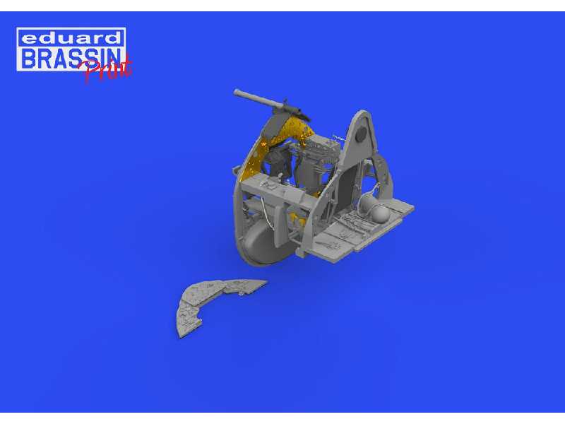 F4F-3 cockpit w/  telescopic gun sight PRINT 1/48 - EDUARD - zdjęcie 1