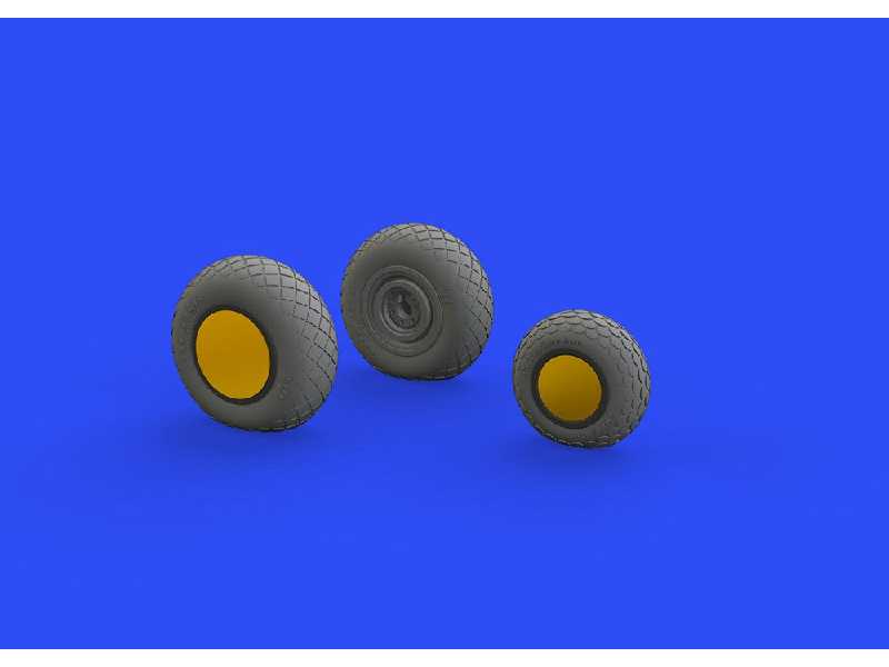 P-38J wheels 1/48 - TAMIYA - zdjęcie 1 P-38J wheels 1/48 - TAMIYA - zdjęcie 1