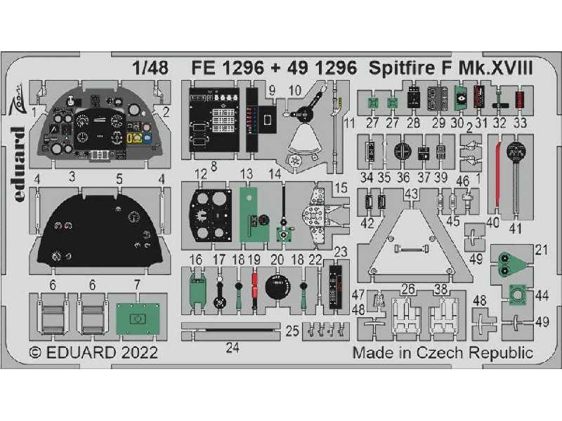 Spitfire F Mk. XVIII 1/48 - AIRFIX - zdjęcie 1