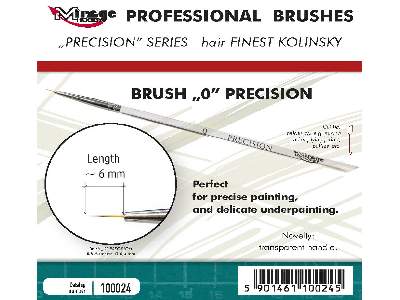 Brush 0 Precision Kolinsky - zdjęcie 1
