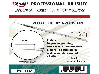 Brush 3 Precision Kolinsky - zdjęcie 1